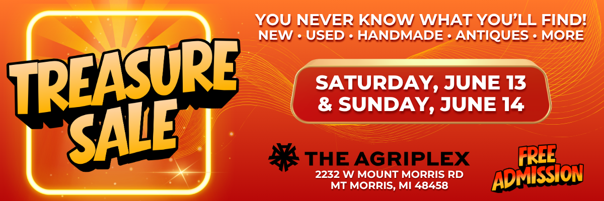 Treasure Sale - June 13 & 14, 2026 - The Agriplex
